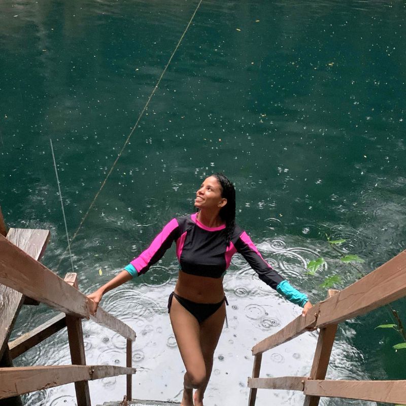 Aventura en el Cenote Ek Balam, cerca de la zona arqueológica