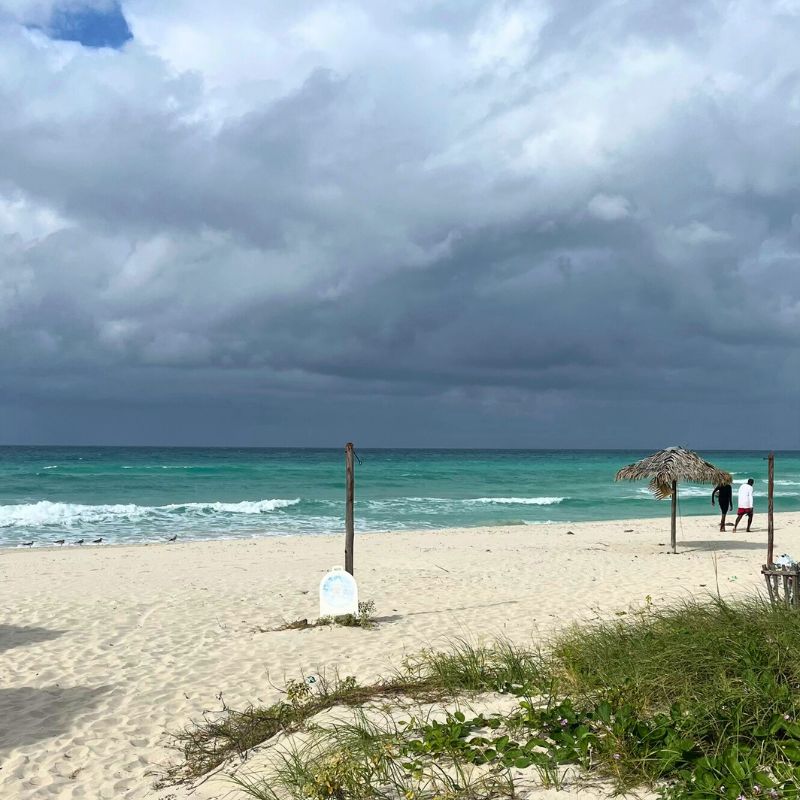 Aguas turquesa en Playa Dupont, Varadero