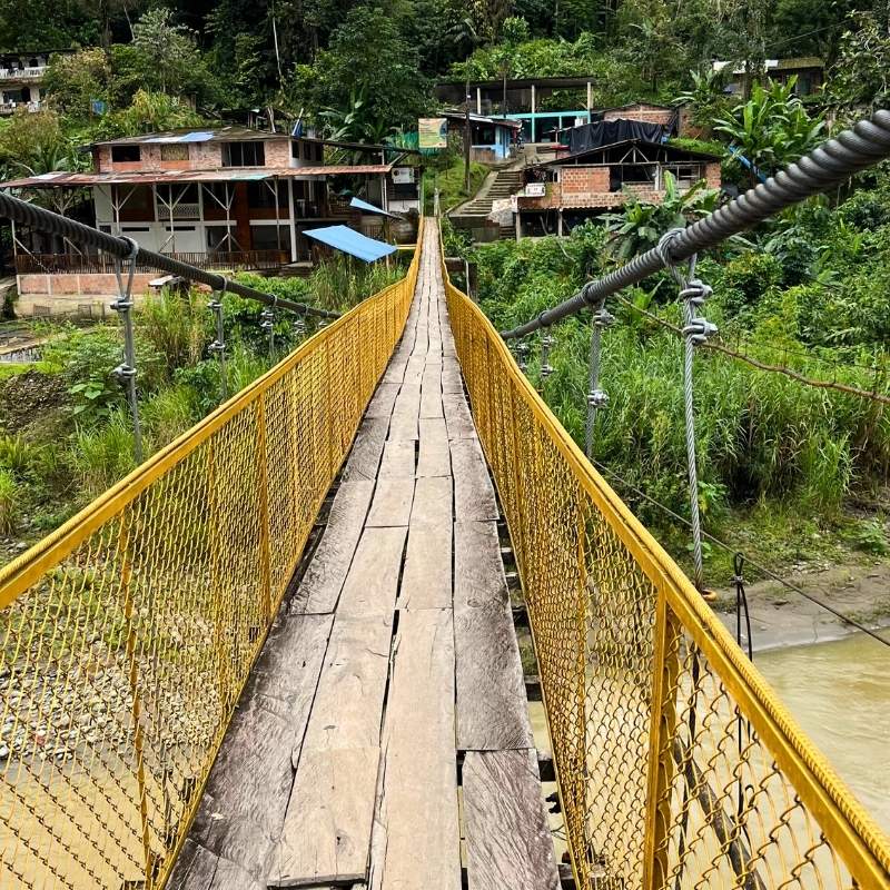 Puente de acceso a San Cipriano, Buenaventura Colombia