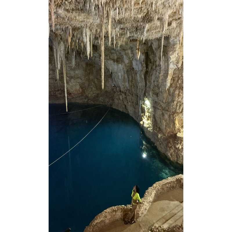 Cenote Palomitas en Yucatán, destino natural de México
